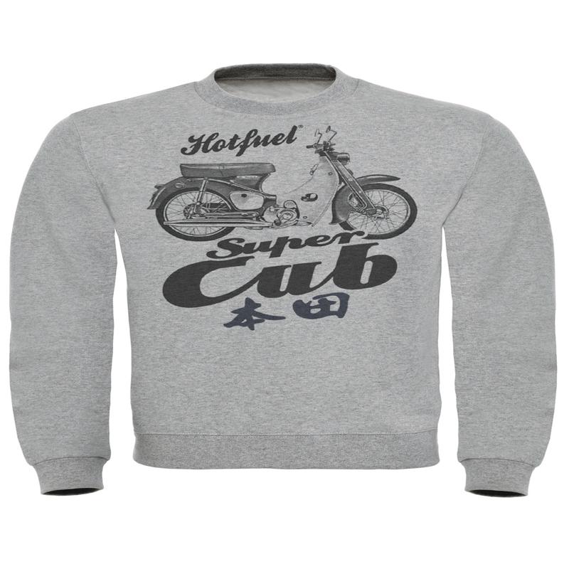 Super Cub Bike Print Sweatshirt
