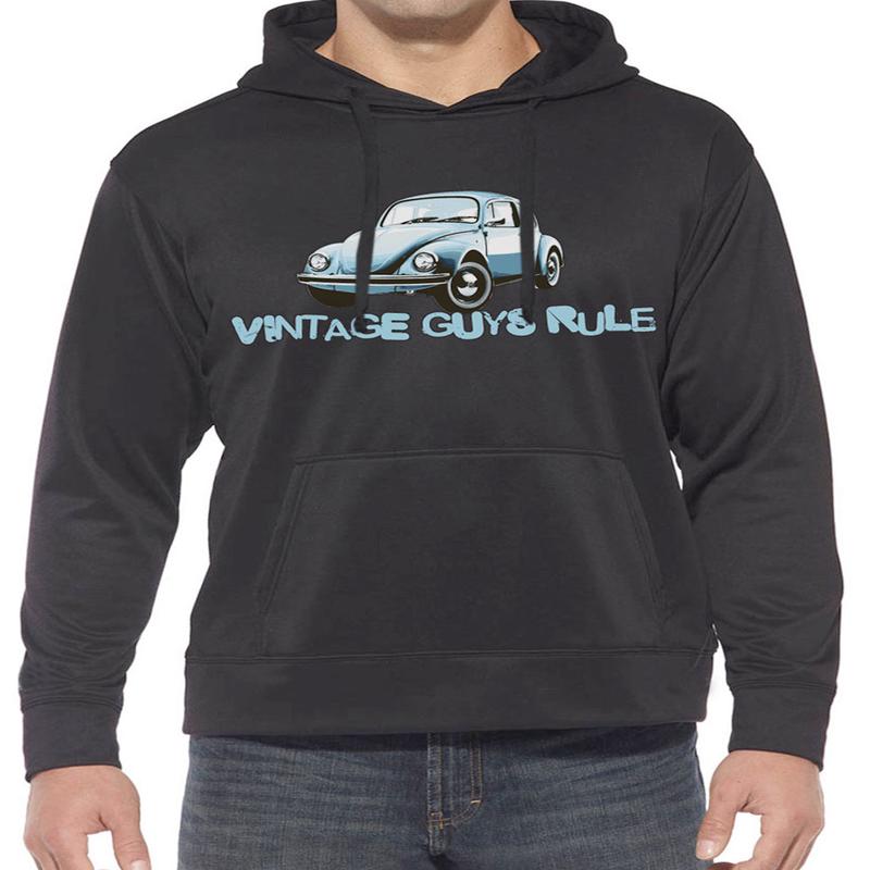 Vintage Guys Rule Beetle Hoodie