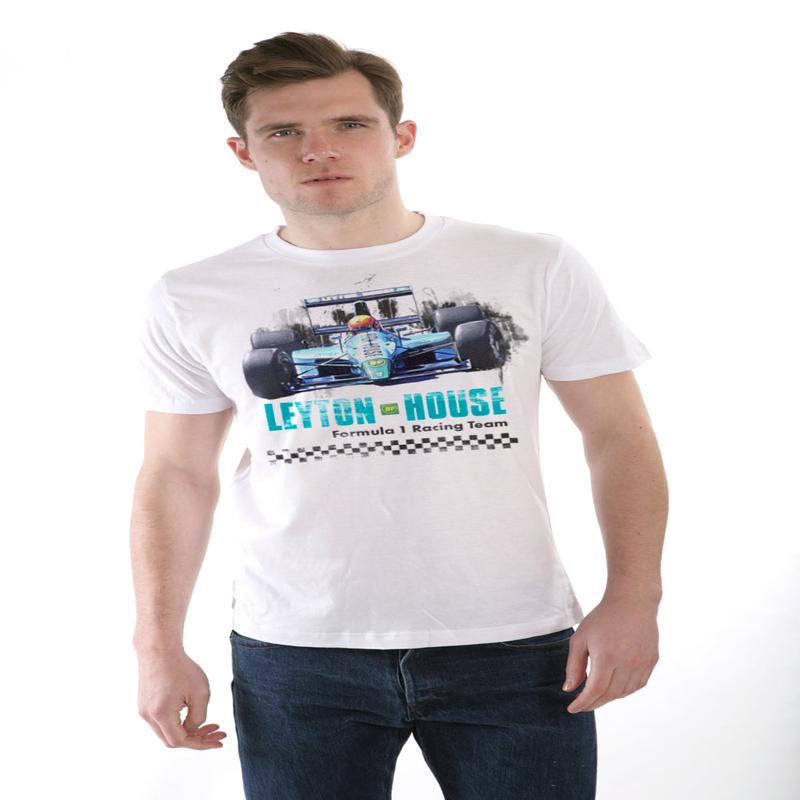 Leyton House F1 Racing Team Print T Shirt