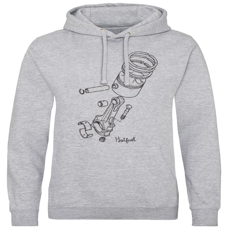 Hotfuel Exploded Piston Hoodie