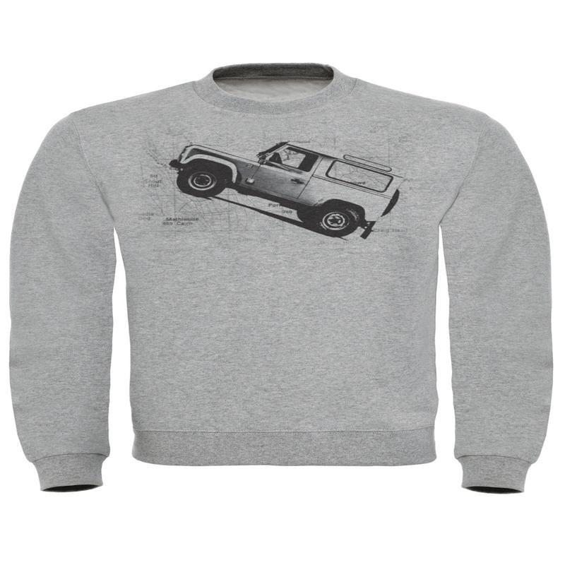 Defender Map Print Sweatshirt