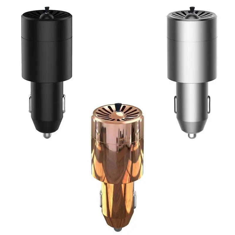 Mini Car Air Purifier 12V Negative Ion Deodorization & Portable Travel Essential