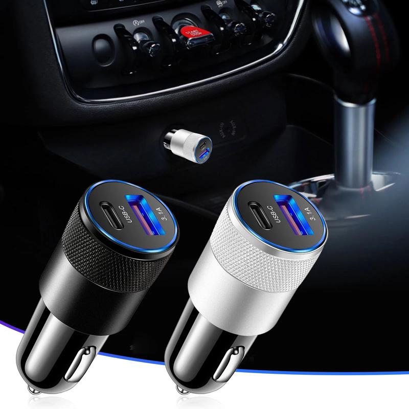 Multifunctional Car Charger Compact and Stable Charging Solution for Multiple Devices