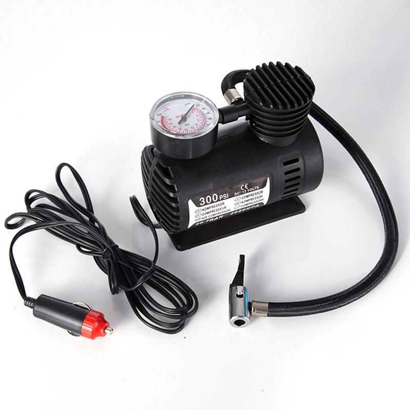 Small Air Pump Compact and Efficient Inflator for Vehicles, Sports Equipment, and More