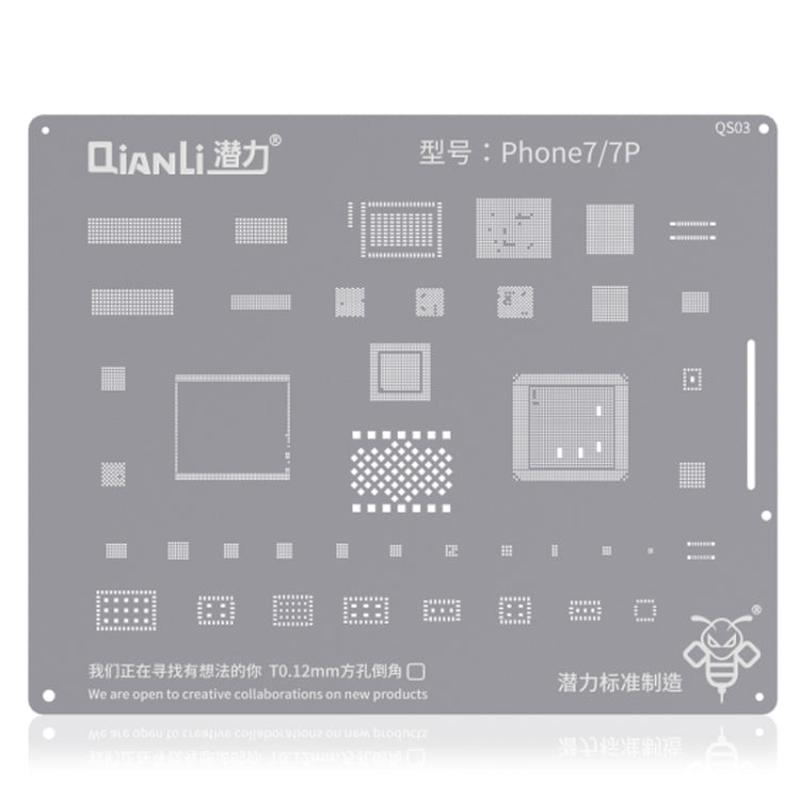 Qianli QS03 Bumblebee Stencils BGA Reballing Planting Tin Plate For iPhone 7/7 Plus