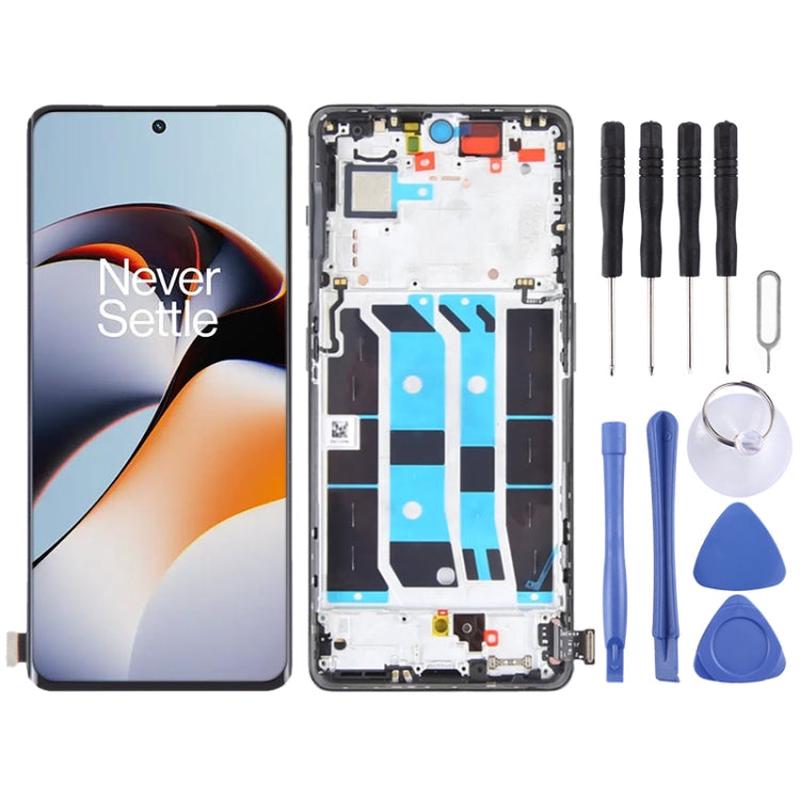 For OnePlus Ace 2 PHK110 LCD Screen Digitizer Full Assembly with Frame