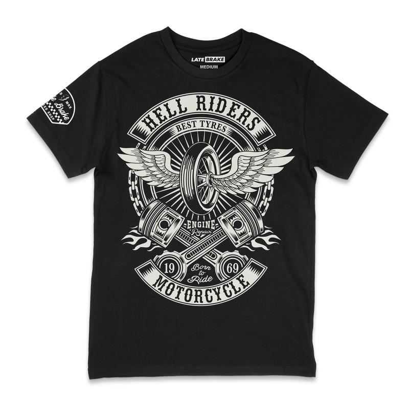 Hell Riders Winged T-Shirt