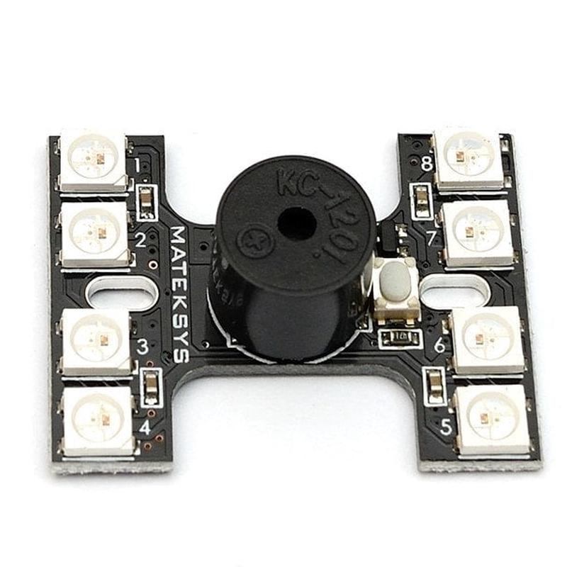 Matek Tail light WS2812B & Loud Buzzer, Dual modes