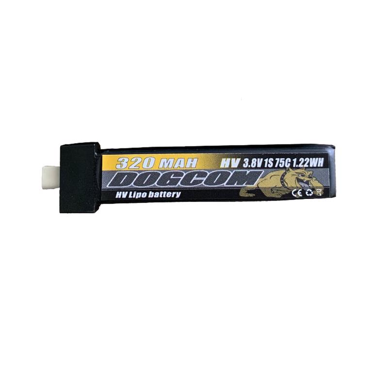 DogCom 1S 320mAh 75C HV BT2.0 LiPo Battery