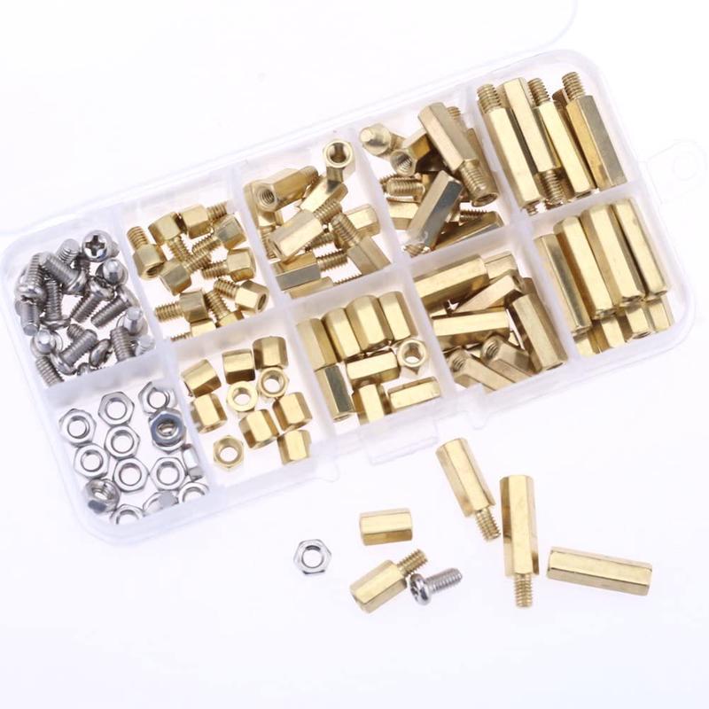 DroneBuildr M2 Brass Standoff Spacer Kit 120pc