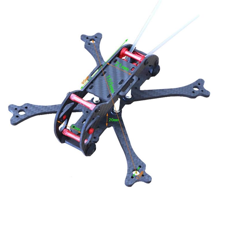 HSKRC 3" 155mm Mini Frame with Prop Guards