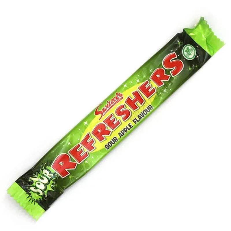 Swizzels Refreshers Chew Bar Sour Apple Flavor