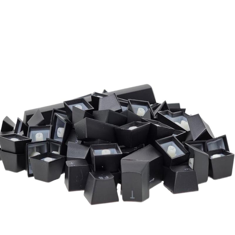 TKC ABS Black Double Shot Keycaps