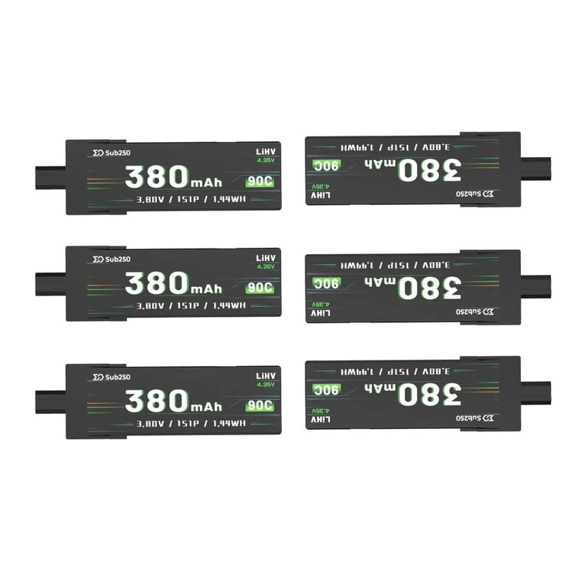 Sub250 GNB 1S 380mAh 90C (6 Pack)