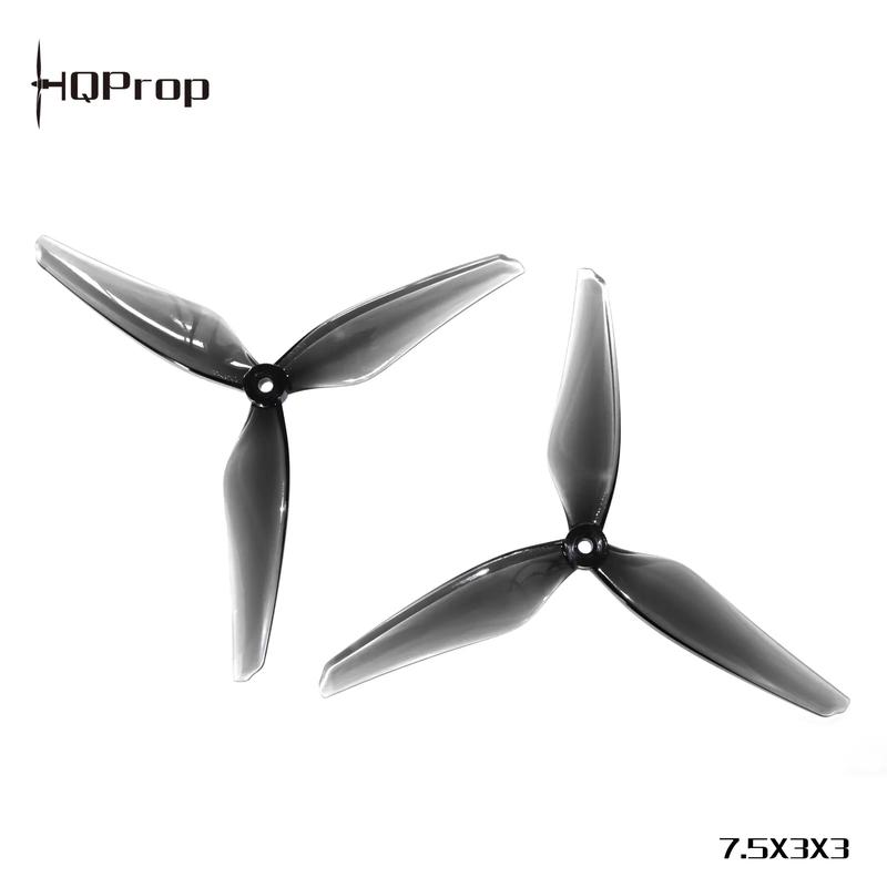 HQProp 7.5X3X3 Light Grey (2CW+2CCW)-Poly Carbonate