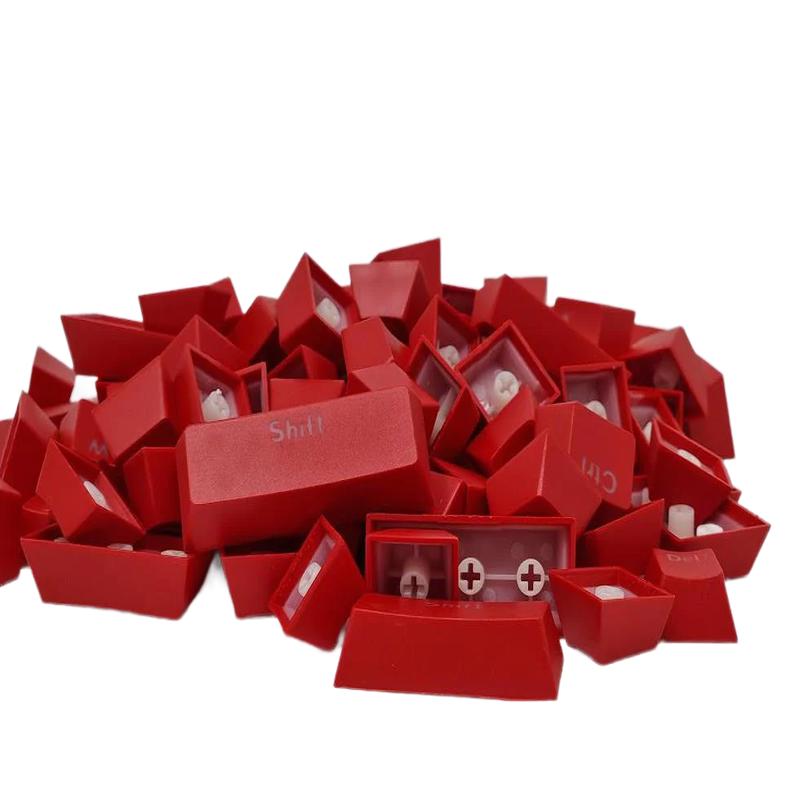 ABS Keycaps Full Size Red