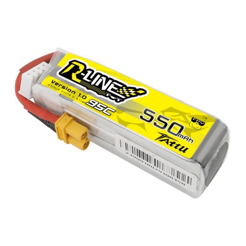 Tattu R-Line 550mAh 11.1V 3S1P 95C Lipo Battery