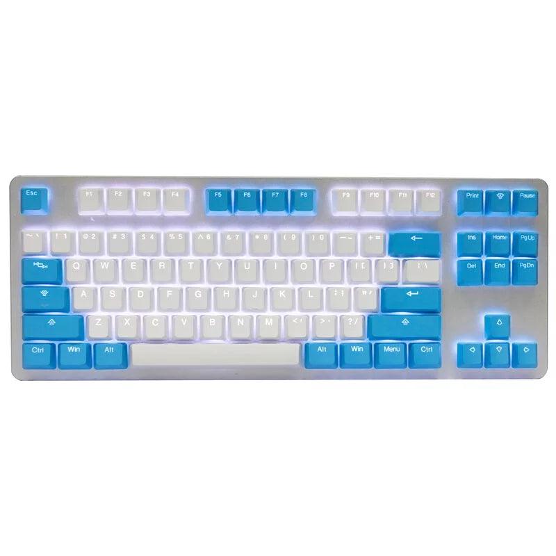 Tai-Hao PBT Backlit-114 keys - Blue Drop
