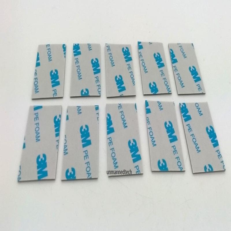 3M Double-Sided Mounting Foam (40x2.5cm, Pack of 10)