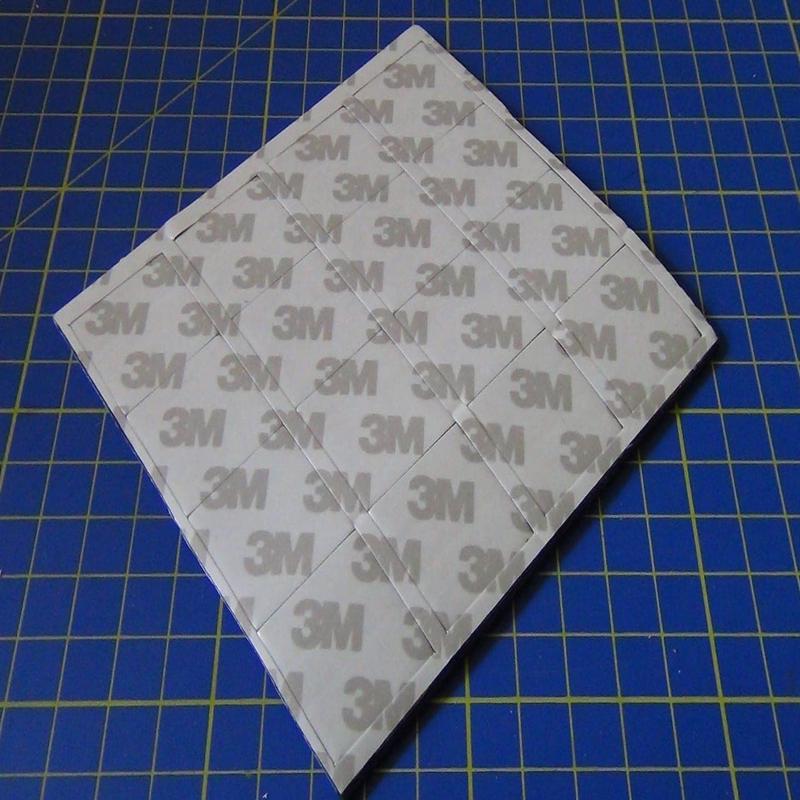 3M Double-Sided Mounting Foam (2.5x2.5x2.5cm, Pack of 16)