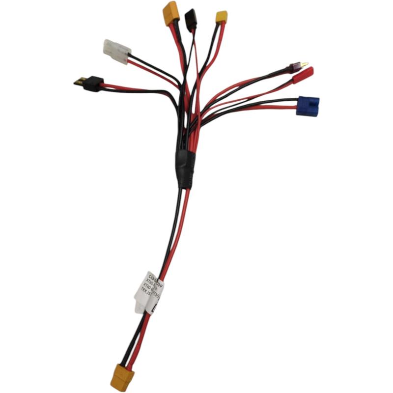 8-in-1 XT60 Plug to XT60 EC3 XT30 TRX JST FUTABA TAMIYA T Plug Charging Cable