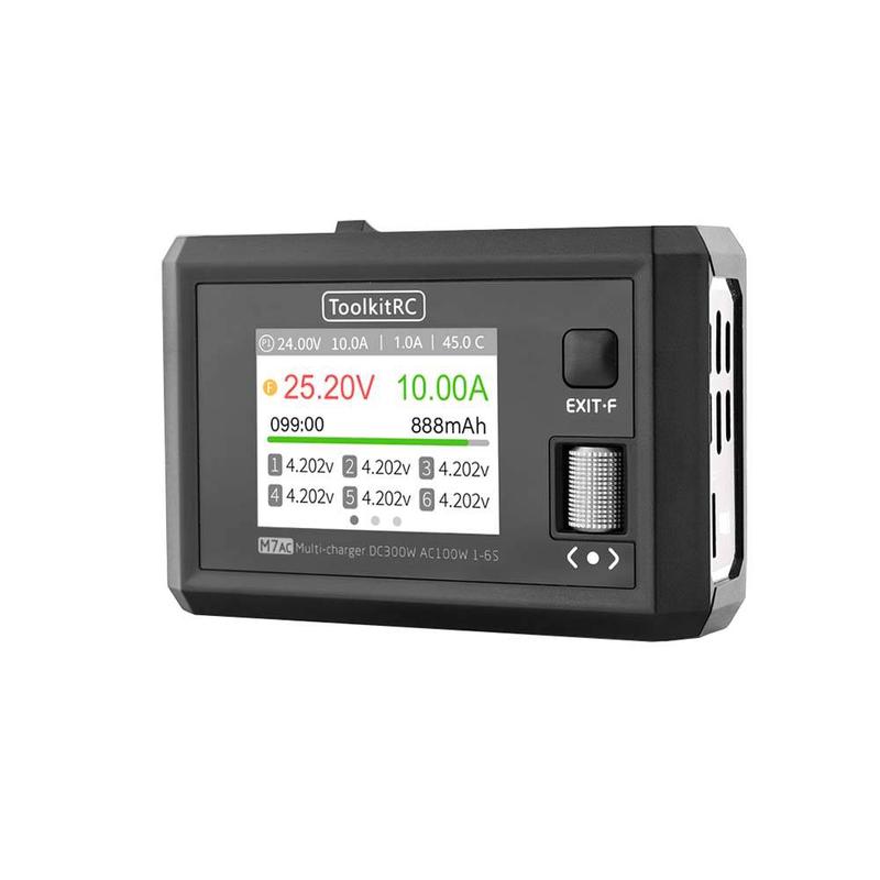 ToolkitRC M7AC Multi Function 100W AC / 300w DC Smart Balance Charger