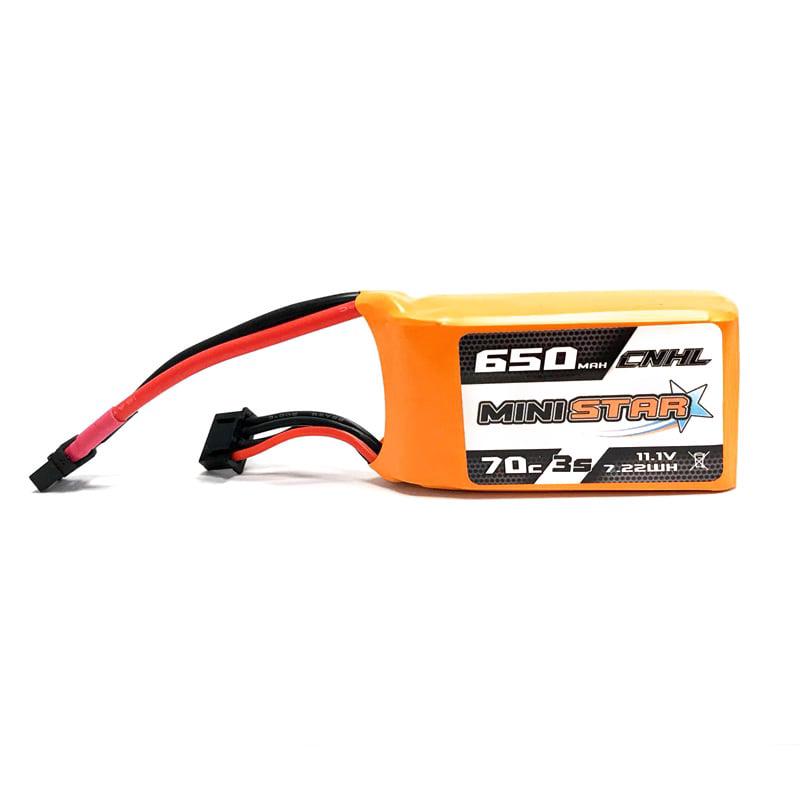 CNHL MiniStar 650mAh 11.1V 3S 70C Lipo Battery (XT30)