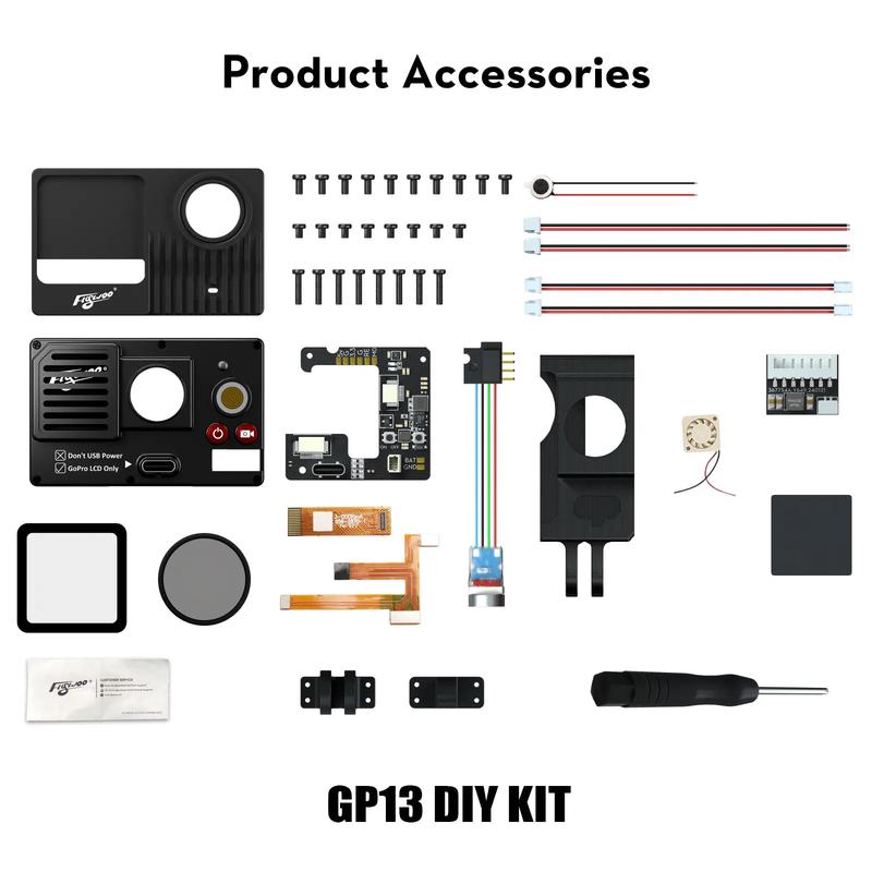 Flywoo Naked Gopro Action Camera 2.1 Pro GP13 DIY Kit and Parts