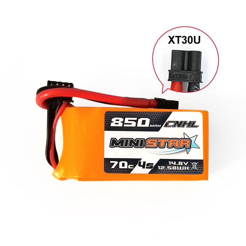 CNHL Ministar 850mAh 14.8V 4S 70C Lipo Battery XT30
