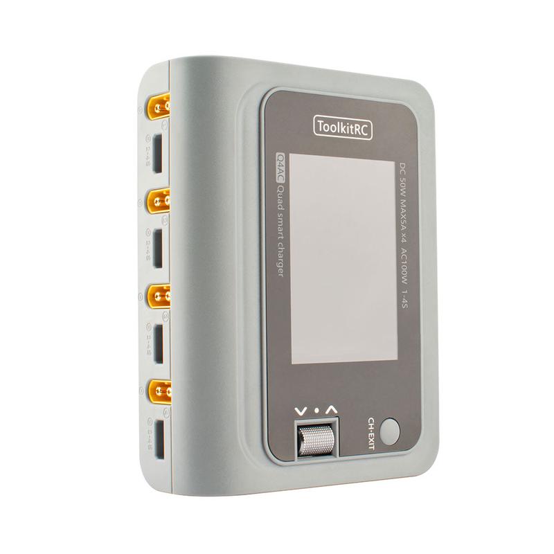 ToolkitRC Q4AC 4x50W AC/DC Charger