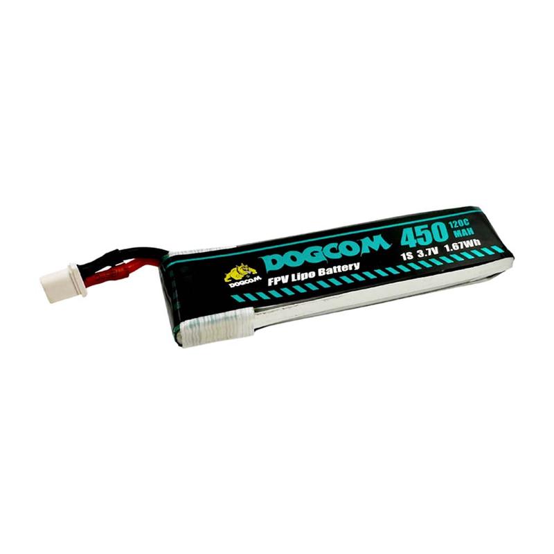 DogCom 1S 450mAh 120C HV BT2.0 LiPo Battery