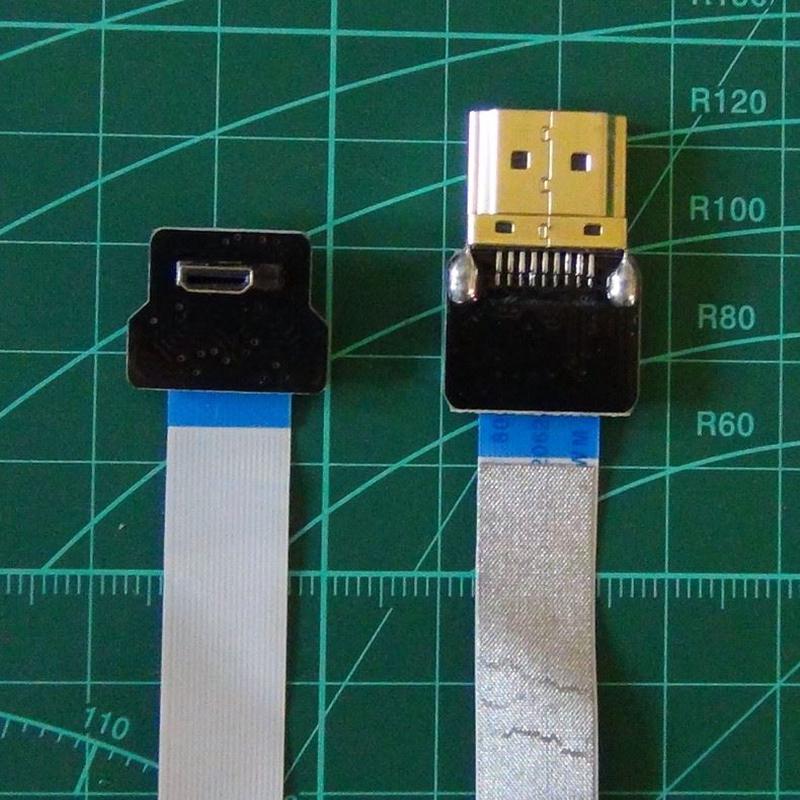 Soft shielded HDMI to Micro HDMI conversion cable