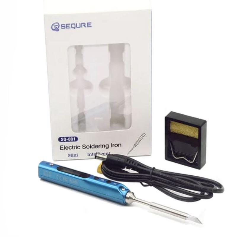 Sequre Mini SQ-001 65W Blue Portable Soldering Iron (B2 Tip)