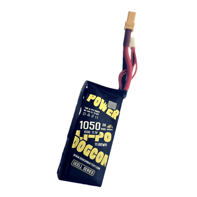 DOGCOM 1050mAh 150C 3S 11.1 V UCELL