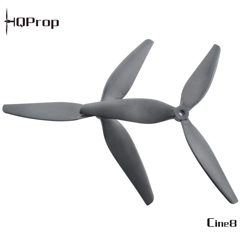 HQProp Cine8 (8X4.5X3) Glass Fiber Reinforced Nylon Cinematic Propeller