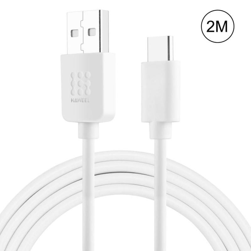 HAWEEL 2m USB-C / Type-C to USB 2.0 Data & Charging Cable
