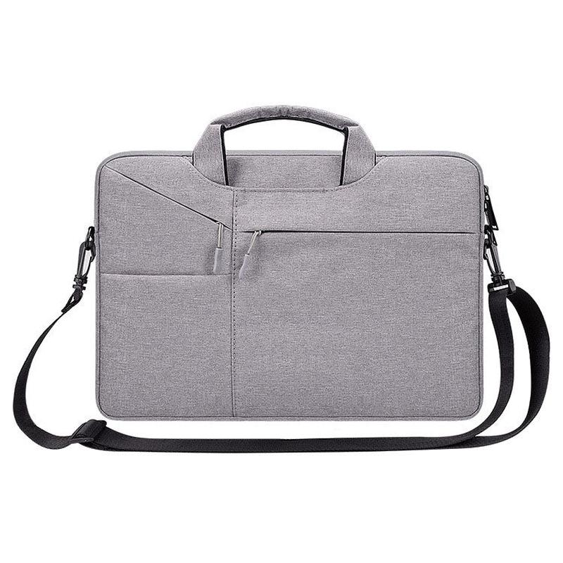 ST02S Waterproof Tear Resistance Hidden Portable Strap One-shoulder Handbag for 14.1 inch Laptops, with Suitcase Belt