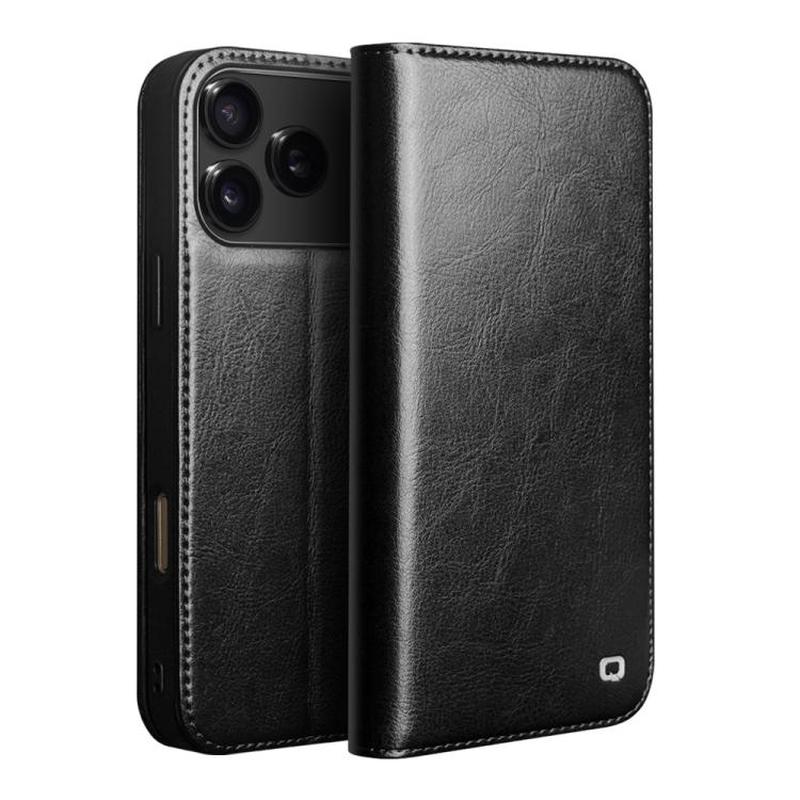 QIALINO Classic Genuine Leather Phone Case
