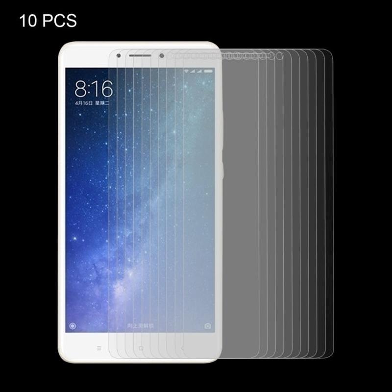 10 PCS for Xiaomi Mi Max 2 0.3mm 9H Surface Hardness 2.5D Explosion-proof Non-full Screen Tempered Glass Screen Film