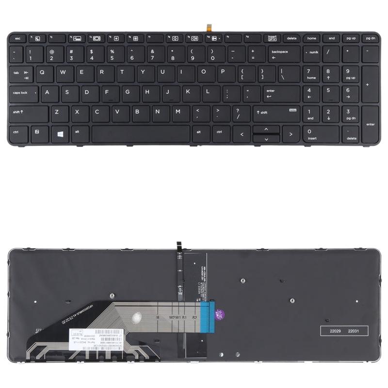 For HP Probook 650 G2 G3 655 G3 450 G3 841137-001 US Version Keyboard with Backlight