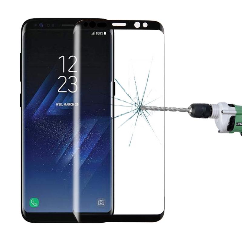Full Screen Curved Tempered Glass For Galaxy S8 / G950