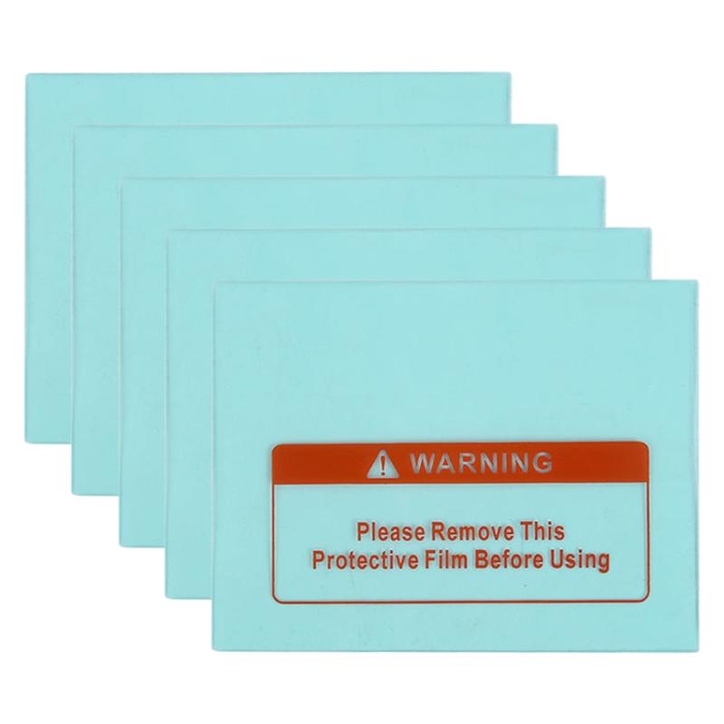 5 PCS Solar Automatic Dimming Welding Helmet Mask Cover PC Protector, Size : 110 x 90mm Right Angle