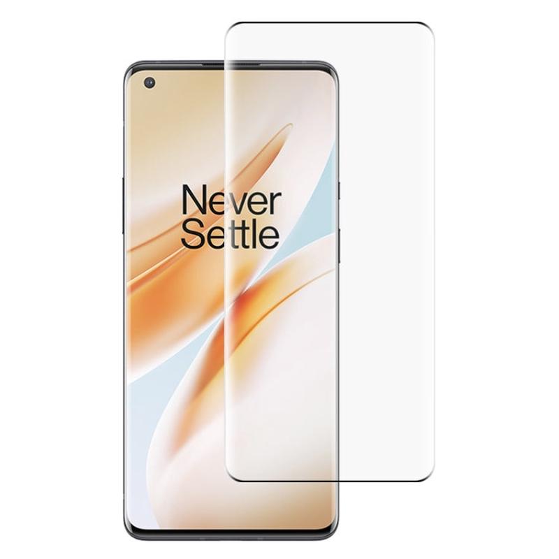 For OnePlus 8 Pro 9H 9D Curved Edge Tempered Glass Film