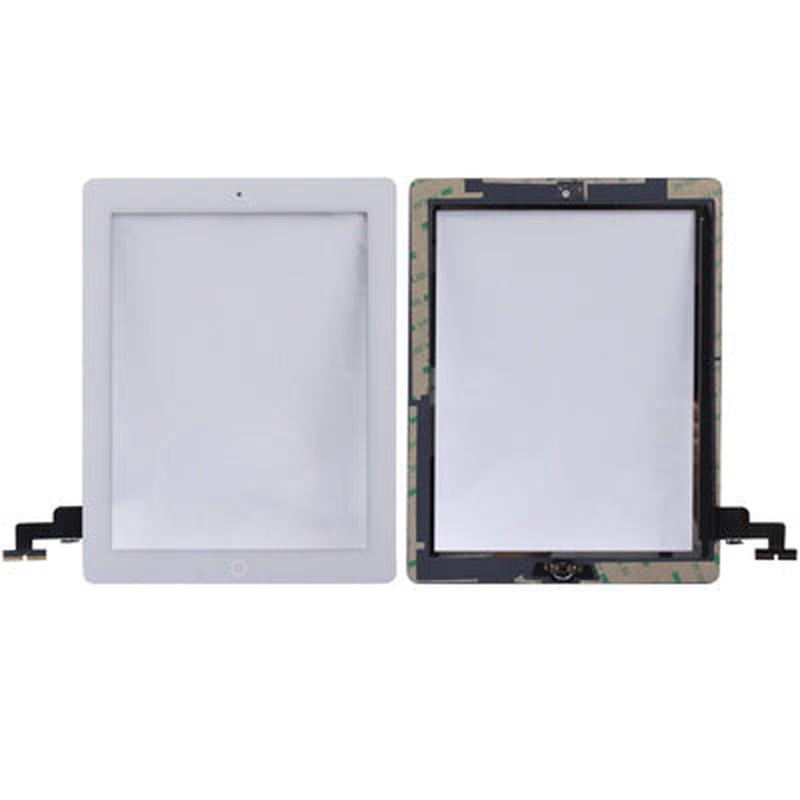 Touch Panel (Controller Button + Home Key Button PCB Membrane Flex Cable + Touch Panel Installation Adhesive) for iPad 2 / A1395 / A1396 / A1397