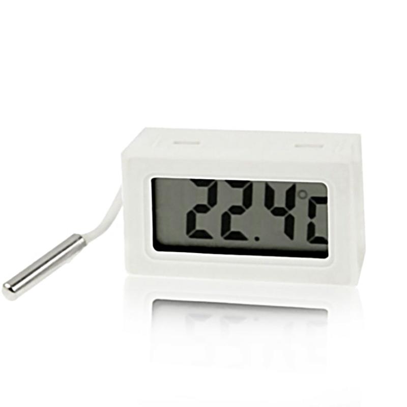 Mini LCD Indoor Digital Thermometer , White
