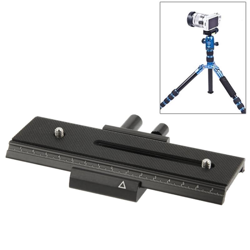 2-way Macro Focus Rail Slider Long-type Tripod Head Plate