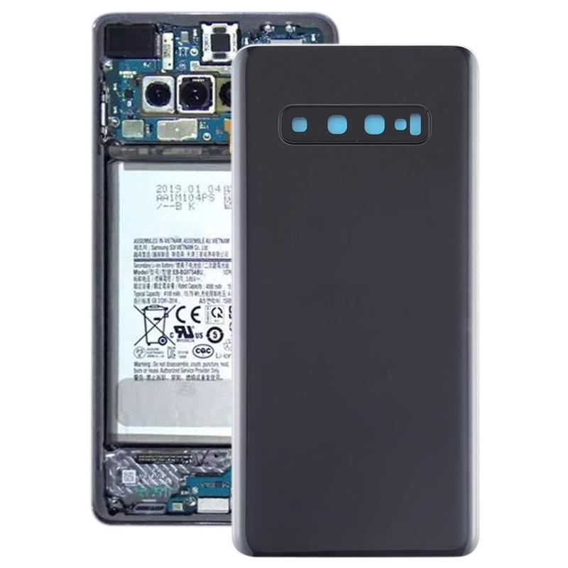 For Galaxy S10+ Battery Back Cover with Camera Lens