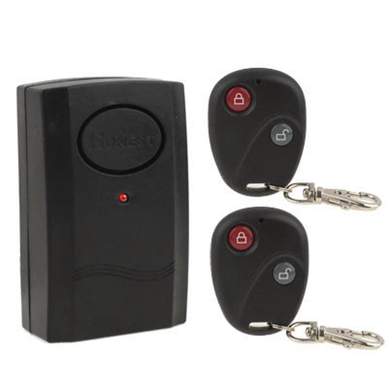 Wireless Remote Control Vibration Alarm, 2x Remote Control, Free GF22 Battery