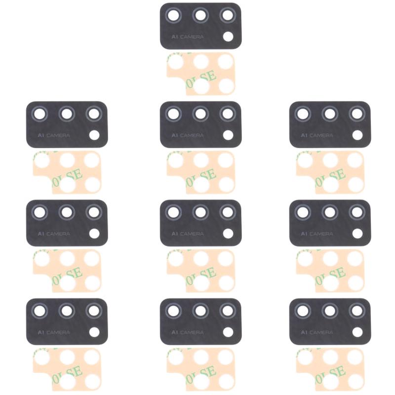 For Samsung Galaxy A02s SM-A025F 10pcs Back Camera Lens