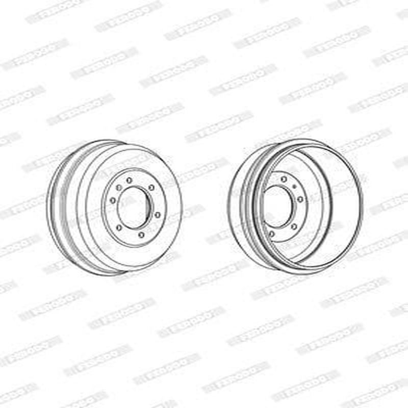 Brake Drum Rear Isuzu Kb (2004-2013) Single (Ferodo Fdr329736)